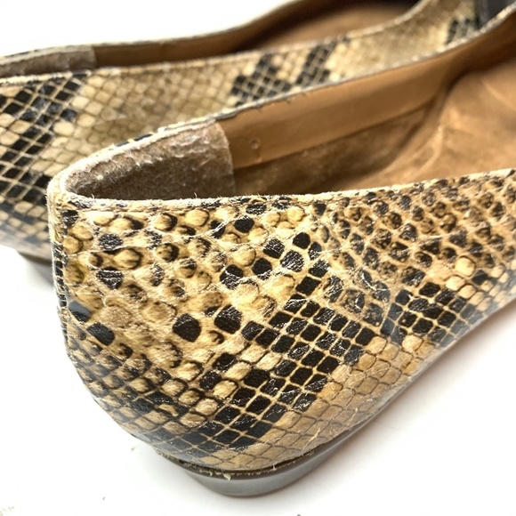 AEROSOLES AEROLOGY Snake Print Flats Shoes sz 6.5 - Picture 3 of 12